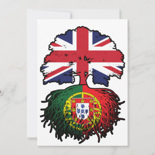 Convite Portugal Português Britânico Reino Unido