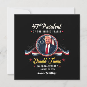 Convite posse de Trump Jan 20, celebrações de 2025