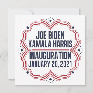 Convite Posse Joe Biden Kamala Harris 2021