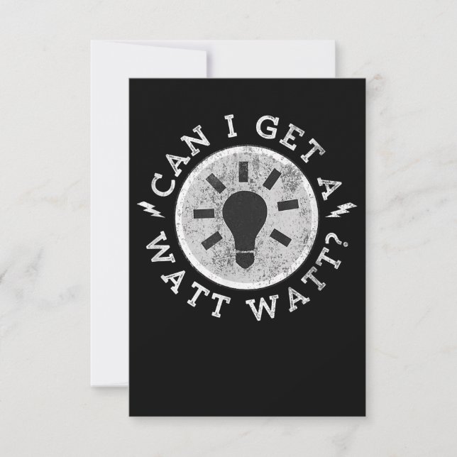 Convite Posso pegar um Engenheiro elétrico de amantes engr (Frente)