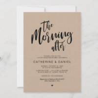 Poste o Brunch de casamento, na manhã seguinte, Kr