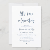 Poste o casamento Brunch, Vamos a celebrar a Invit