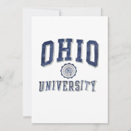 Convite Poster da Vintage 90s Universidade de Ohio