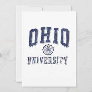 Convite Poster da Vintage 90s Universidade de Ohio