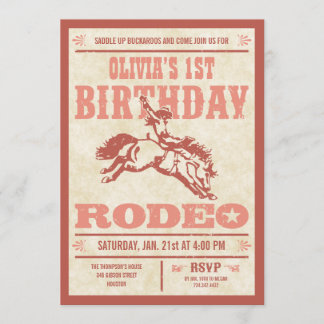 Convite Poster de Aniversário de Garota Rosa