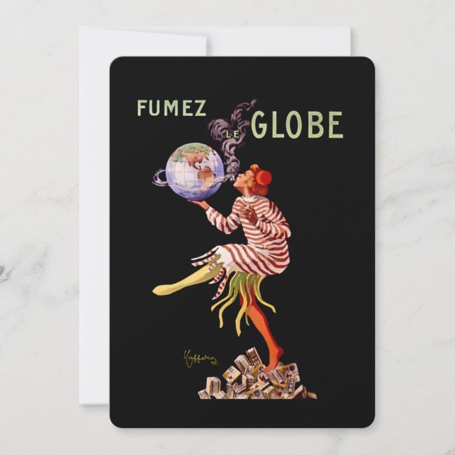 Convite Poster de propaganda para fumar Leonetto Cappiello (Frente)