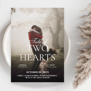 Convite Poster do filme romântico de casamento
