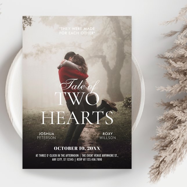 Convite Poster do filme romântico de casamento (Criador carregado)