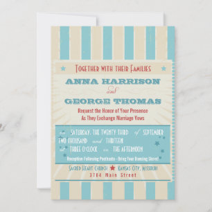 Convite Poster russo: Casamento Personalizado Vermelho, Br