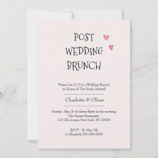 Convite Posto Wedding Brunch