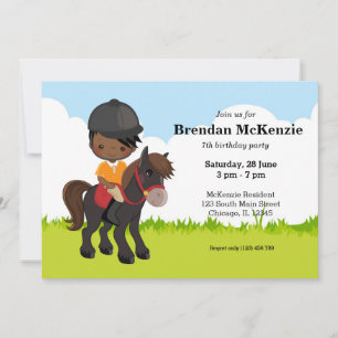 Convite Pôy Equestrian Horseback