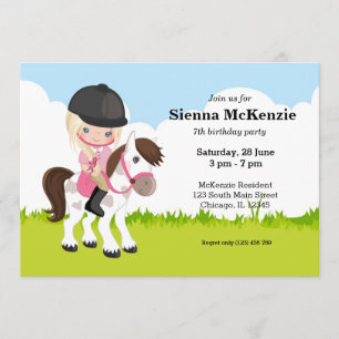 Convite Pôy Equestrian Horseback