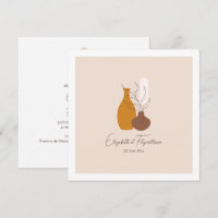 Praça de Casamento Boho Minimalista Vases