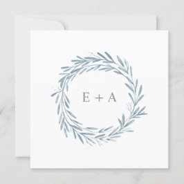 Convite Praça Monograma da Excursão da Água Guardar a Data