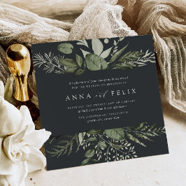 Convite Prado de inverno | Casamento de Quadro Botânico Ve