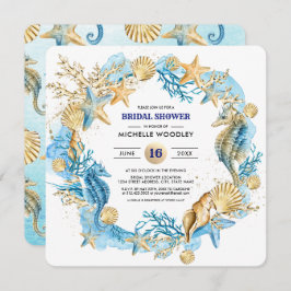 Convite Praia | Chá de panela de conchas marinhas