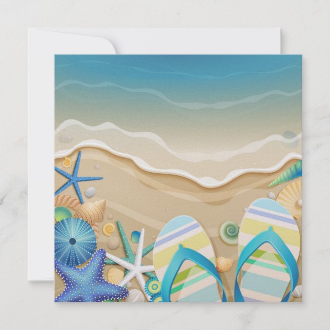 Convite Praia do Paraíso (Frente)