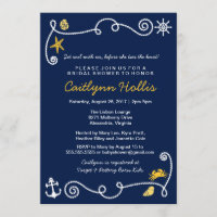 Praia Náutica (escolher cor) Bridal/Chá de fraldas