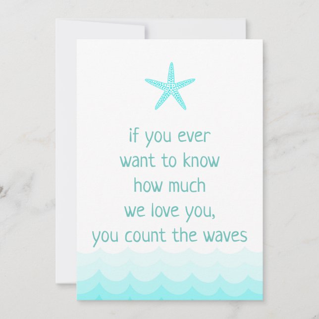 Convite Praia se quiser saber quanto sinal de 5 x 7" (Frente)