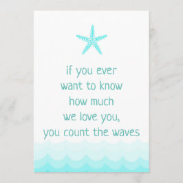 Convite Praia se quiser saber quanto sinal de 5 x 7"