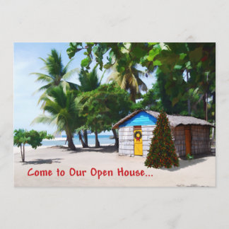 Convite Praia sob as Palmas no Natal