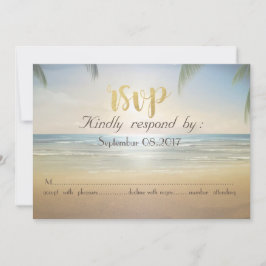 Convite Praia Sunset Palms RSVP