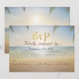 Convite Praia Sunset Palms RSVP