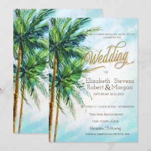 Convite Praia Tropical, Casamento de Palmeiras