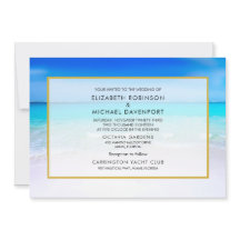 Praia tropical com Casamento de Mar Turquesa