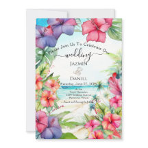 Praia Tropical de Hibisco