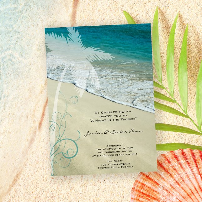 Convite Praia Tropical Junior / Baile de formatura Mais ve (Criador carregado)