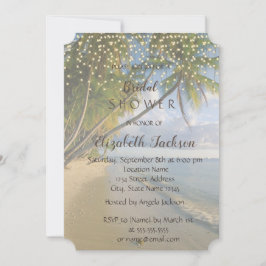 Convite Praia Tropical, Palm, Chá de panela das Luzes de C