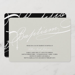 Convite Prata baseado num guião da cruz do rosário do