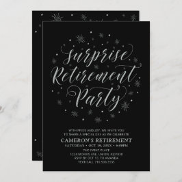 Convite Prata e Preto | Partido da Reforma Empresarial Mod