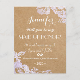 Convite Prata floral do falso do rosa moderno simples