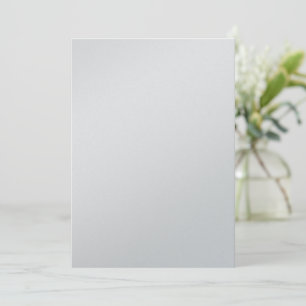 Convite Prateado Metálico