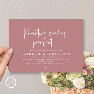 Convite Prática faz Janto perfeito, ensaio de casamento