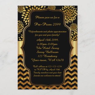 Convite pré-Baile de formatura, Pré-Baile de forma