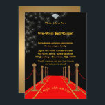 Convite pré-Baile de formatura, Pré-Baile de forma<br><div class="desc">Convite pré-Baile de formatura,  Pré-Baile de formatura,  Red-Carpet, 15,  16th, 17th, 18th, Quinceanera,  Sweet-XVI, Estilo Gatsby,  preto,  Dourado, Elegante, RSVP incluído de volta</div>