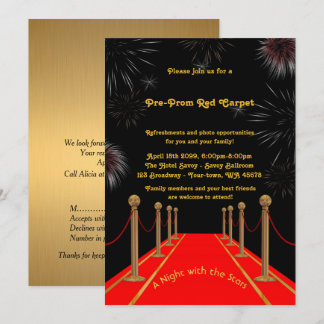 Convite pré-Baile de formatura, Pré-Baile de forma