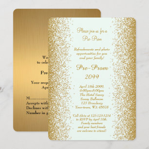 Convite Pré-Baile de formatura, Pré-Baile de formatura, 