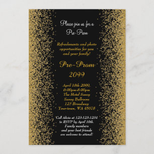 Convite Pre baile de formatura, Pre-Baile de formatura,
