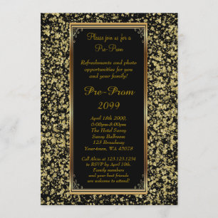 Convite Pré-Baile de formatura, Pré-Baile de formatura, Do