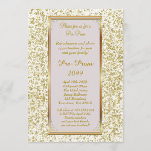 Convite Pré-Baile de formatura, Pré-Baile de formatura, Do
