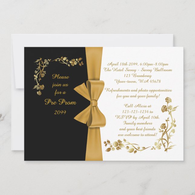 Convite Pré-Baile de formatura, Pré-Baile de formatura, Qu (Frente)