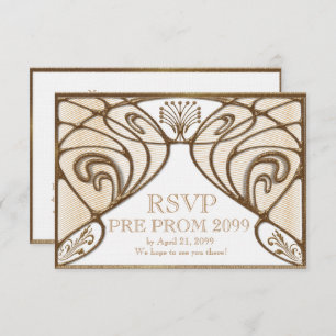 Convite PRE BAILE DE FORMATURA RSVP, grande Gatsby, ouro