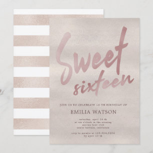 Convite Preciosa Pérola   Doce Dezesseis