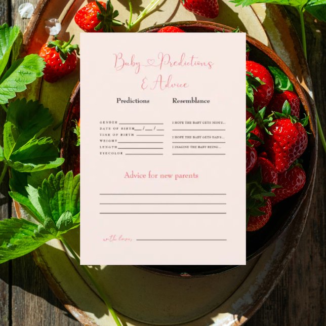 Convite Predições e conselhos para bebês embaçados (Criador carregado)