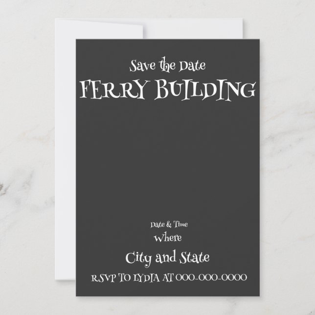 CONVITE PRÉDIO DA ESTAÇÃO DE TRANSPORTE MARÍTIMO (Frente)