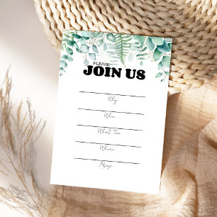 Convite Preencha O Eucaplyptus Multipropósito Do Vazio